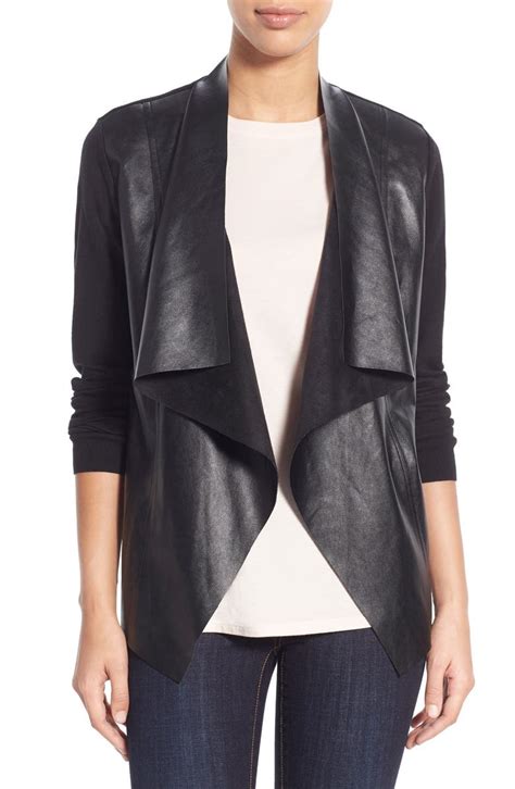 michael kors leather drape cardigan|Cashmere Wrapped Cardigan .